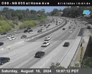 NB 805 at Home Ave (On Ramp)