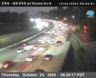 NB 805 at Home Ave (On Ramp)