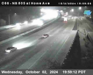 NB 805 at Home Ave (On Ramp)