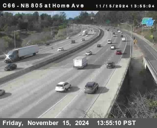 NB 805 at Home Ave (On Ramp)