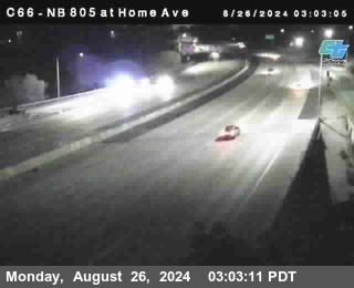 NB 805 at Home Ave (On Ramp)