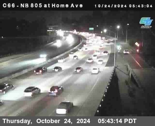 NB 805 at Home Ave (On Ramp)