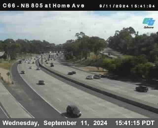 NB 805 at Home Ave (On Ramp)