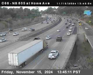 NB 805 at Home Ave (On Ramp)