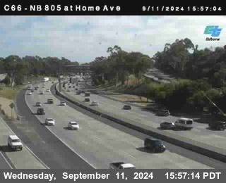 NB 805 at Home Ave (On Ramp)