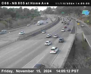 NB 805 at Home Ave (On Ramp)