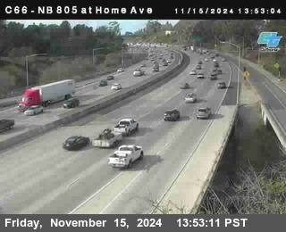 NB 805 at Home Ave (On Ramp)