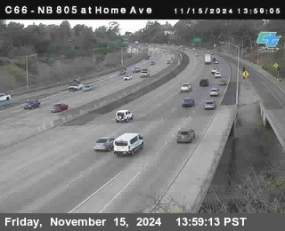 NB 805 at Home Ave (On Ramp)