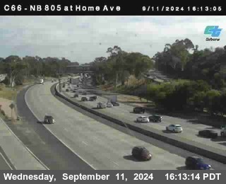 NB 805 at Home Ave (On Ramp)