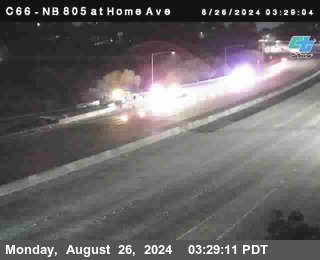 NB 805 at Home Ave (On Ramp)