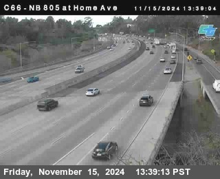 NB 805 at Home Ave (On Ramp)