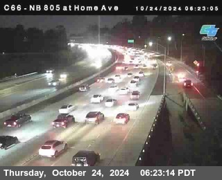 NB 805 at Home Ave (On Ramp)