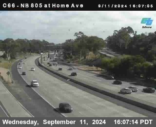 NB 805 at Home Ave (On Ramp)