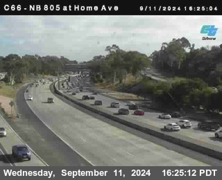 NB 805 at Home Ave (On Ramp)