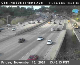 NB 805 at Home Ave (On Ramp)