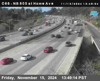 NB 805 at Home Ave (On Ramp)