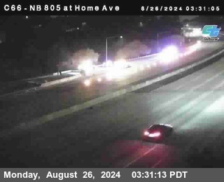 NB 805 at Home Ave (On Ramp)