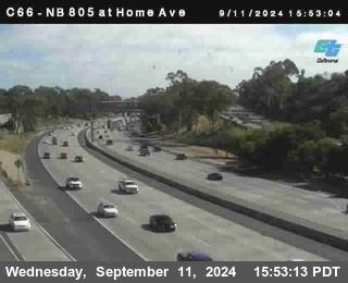 NB 805 at Home Ave (On Ramp)