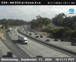 NB 805 at Home Ave (On Ramp)