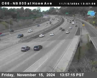 NB 805 at Home Ave (On Ramp)