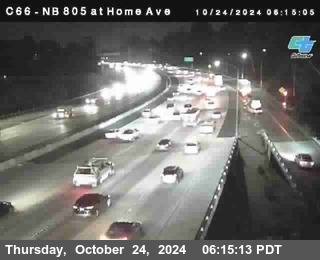 NB 805 at Home Ave (On Ramp)