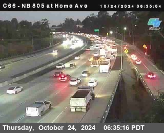 NB 805 at Home Ave (On Ramp)