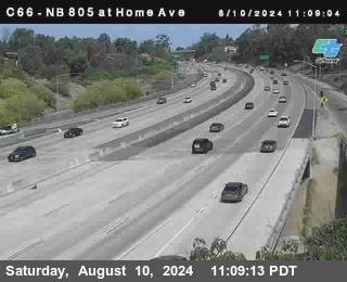 NB 805 at Home Ave (On Ramp)