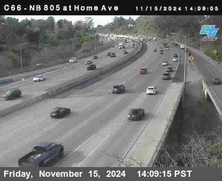 NB 805 at Home Ave (On Ramp)