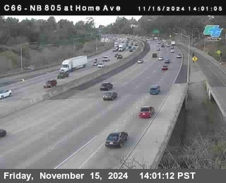 NB 805 at Home Ave (On Ramp)