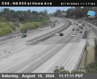 NB 805 at Home Ave (On Ramp)