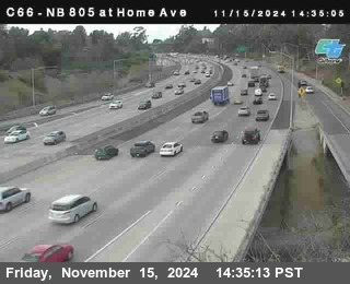 NB 805 at Home Ave (On Ramp)