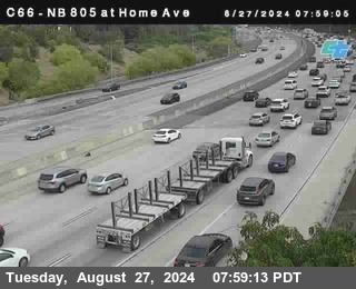 NB 805 at Home Ave (On Ramp)