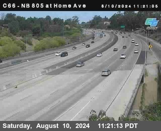 NB 805 at Home Ave (On Ramp)