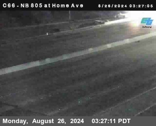 NB 805 at Home Ave (On Ramp)