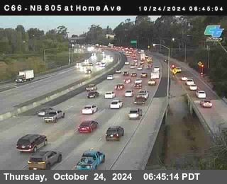 NB 805 at Home Ave (On Ramp)