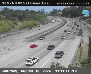 NB 805 at Home Ave (On Ramp)