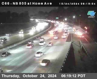 NB 805 at Home Ave (On Ramp)