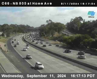 NB 805 at Home Ave (On Ramp)