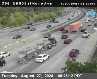 NB 805 at Home Ave (On Ramp)