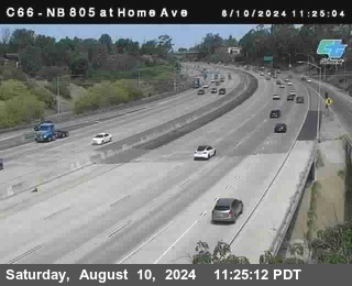 NB 805 at Home Ave (On Ramp)