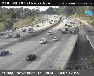 NB 805 at Home Ave (On Ramp)