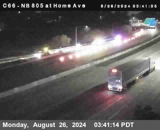 NB 805 at Home Ave (On Ramp)