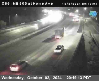 NB 805 at Home Ave (On Ramp)