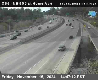 NB 805 at Home Ave (On Ramp)