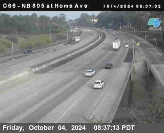 NB 805 at Home Ave (On Ramp)