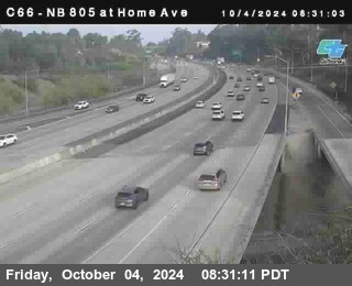 NB 805 at Home Ave (On Ramp)