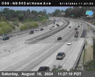 NB 805 at Home Ave (On Ramp)