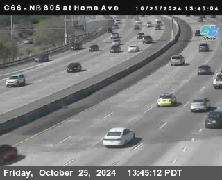 NB 805 at Home Ave (On Ramp)