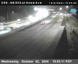 NB 805 at Home Ave (On Ramp)