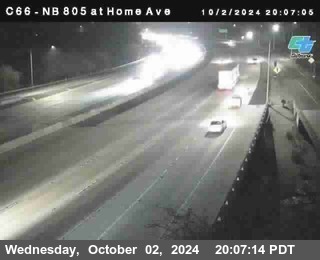 NB 805 at Home Ave (On Ramp)